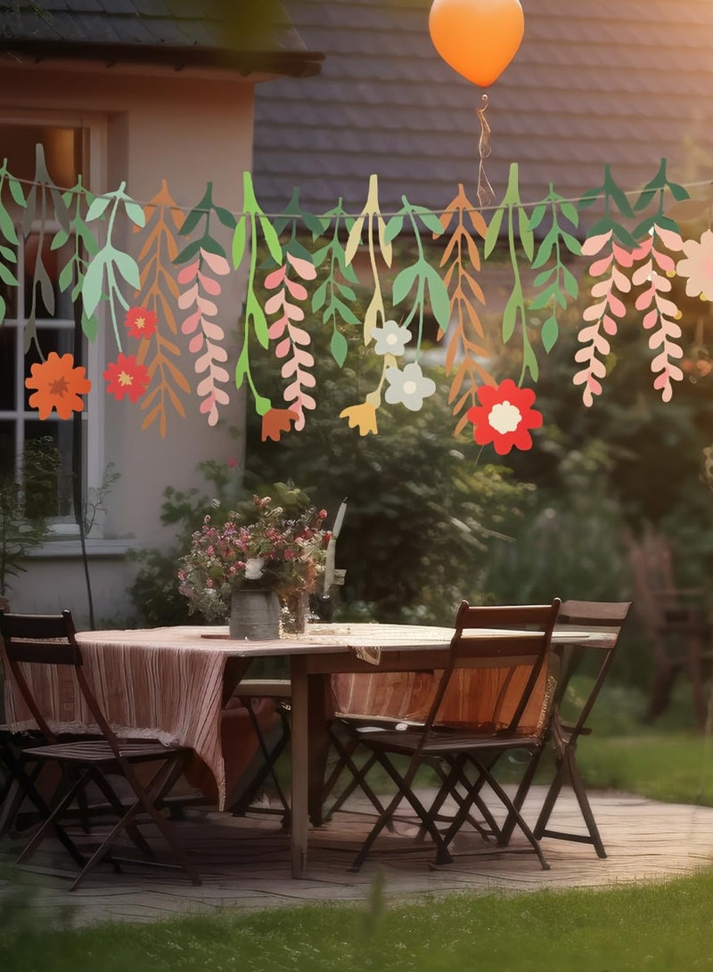 لافتة حفلات زهرية ريفية لزينة حفلات أعياد الميلاد الزهرية، والخلفيات الورقية، وأعياد الميلاد، وحفلات الزفاف، وزينة حفلات أعياد الميلاد المعلقة. - Image 2
