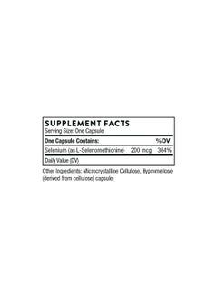 Thorne Selenium - 200 mcg - Dietary Supplement 60 Capsules  - Image 2
