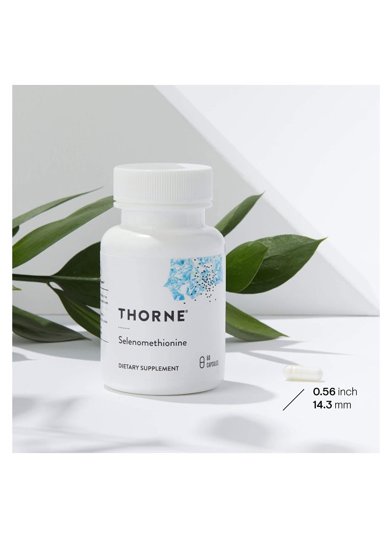 Thorne Selenium - 200 mcg - Dietary Supplement 60 Capsules  - Image 4