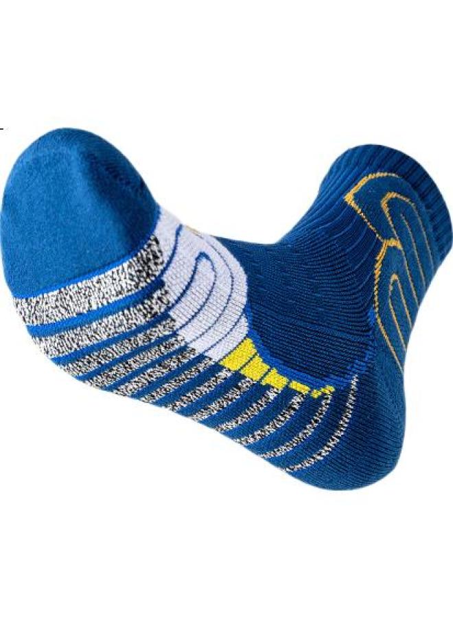 Modal 3 Pairs Professional Sports Socks For Men, Mid-Calf Cotton Socks, 7A Antibacterial Soccer Socks, Marathon Running Socks, Badminton And Basketball Socks - Image 2