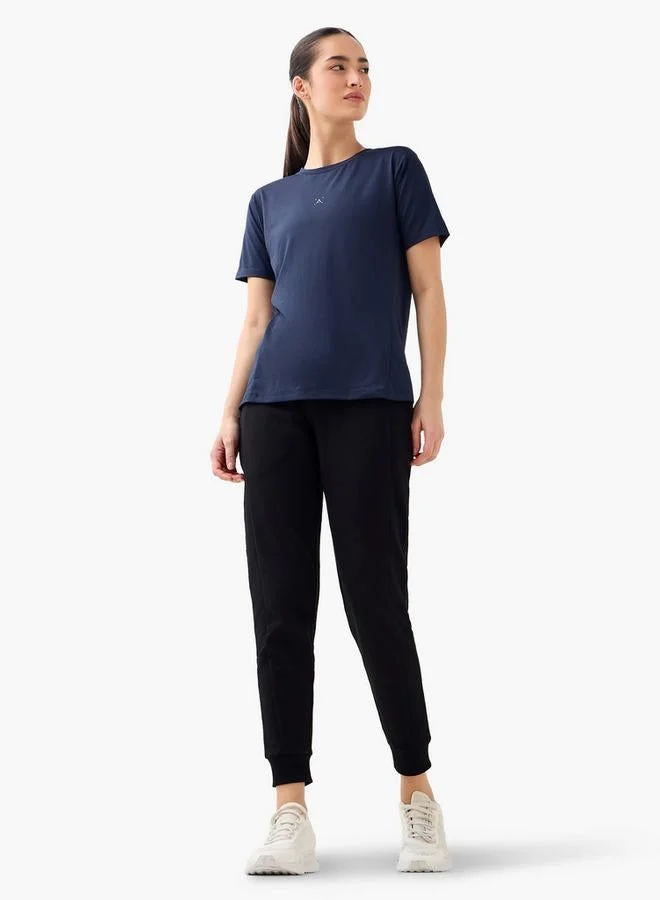 Splash Active  Textured Gym T-shirt for Women | Best Price UAE