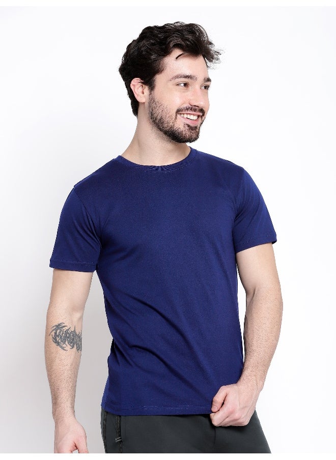 Navy Blue Plain T-shirt For Men - pzsku/Z0BFF6F25EF35586EB439Z/45/_/1739338698/7ea4a7d2-d768-4f72-8138-a364057c4294