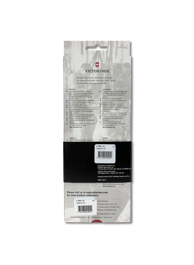 Victorinox Victorinox Swiss Classic 3-Piece Paring Set, Black, 3-Inch  - Image 2