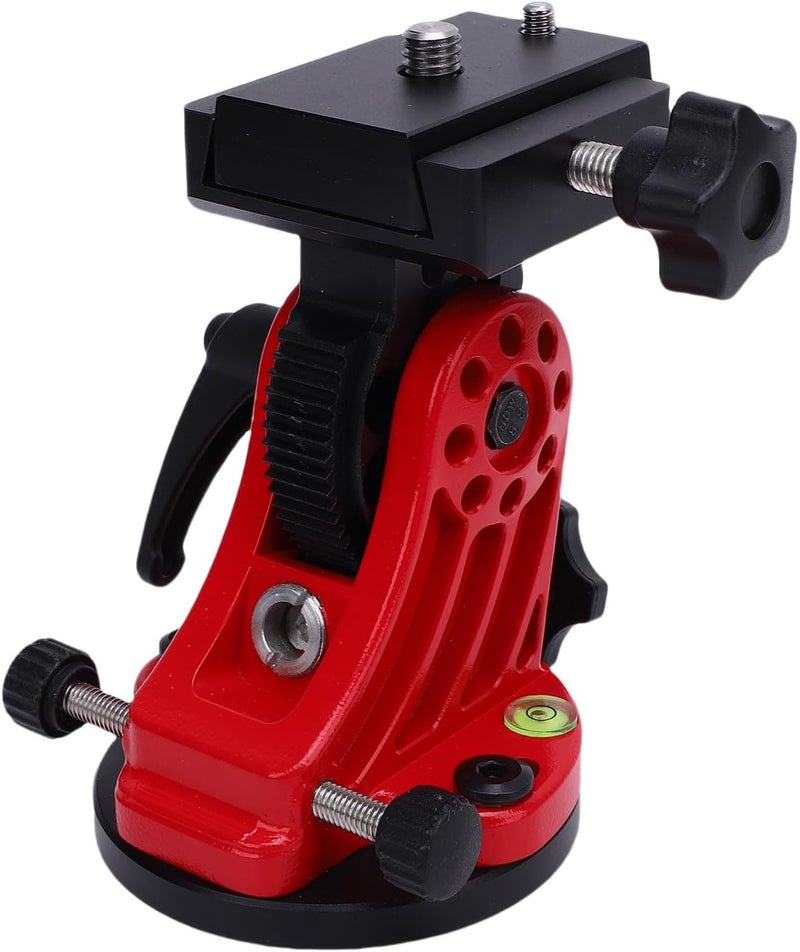 Aluminum Telescope Latitude Base: Precise 0 to 90 Degree Adjustment Seat for Equatorial Mounts, Easy Setup for Astrophotography Equipment (Red) - Image 4