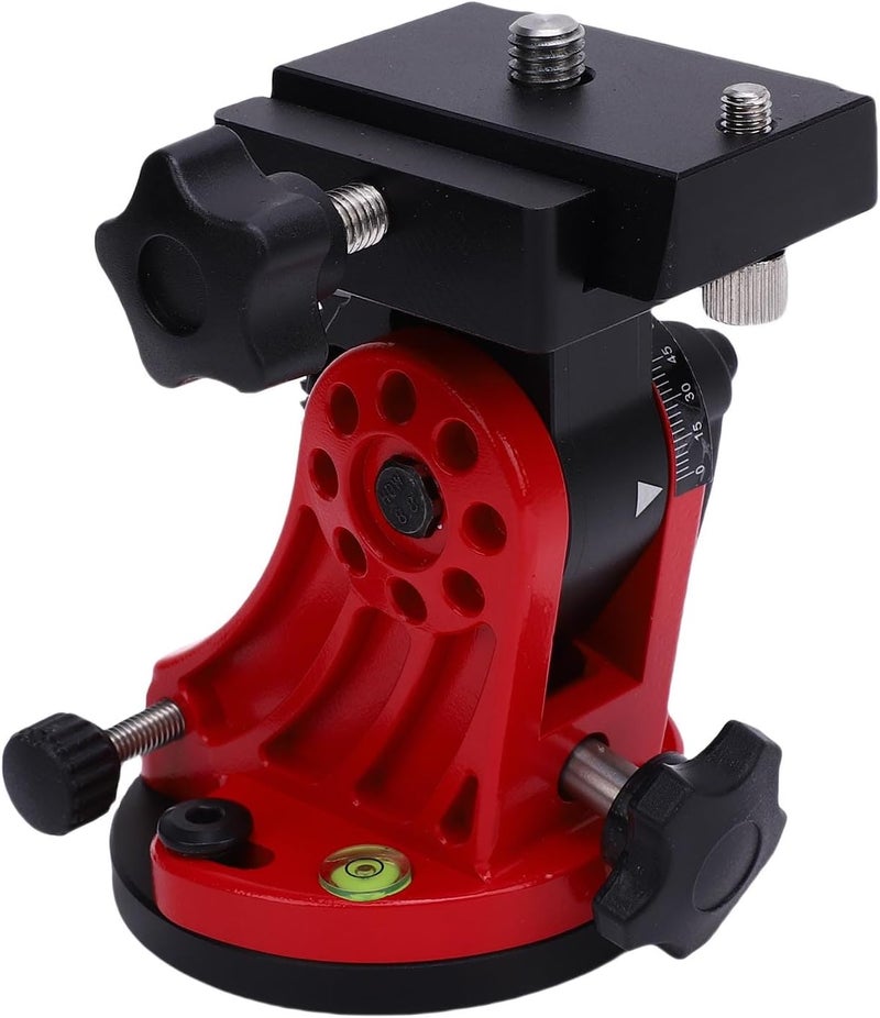 Aluminum Telescope Latitude Base: Precise 0 to 90 Degree Adjustment Seat for Equatorial Mounts, Easy Setup for Astrophotography Equipment (Red) - Image 5