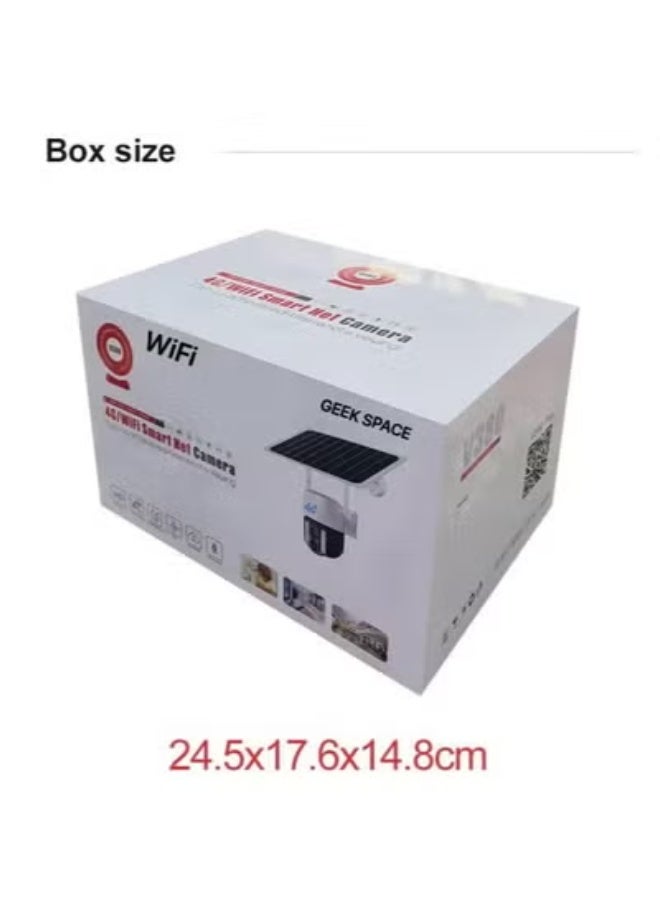 ELTRAZONE Solar Wi-Fi Camera in White – Eco-Friendly Wireless Security Camera with Solar Rechargeable Battery, Wi-Fi Connectivity, Motion Detection & Real-Time Alerts, IP65 Waterproof Outdoor Surveillance, Easy Installation for Home, Garden, Garage, Office, and Commercial Use - Image 2