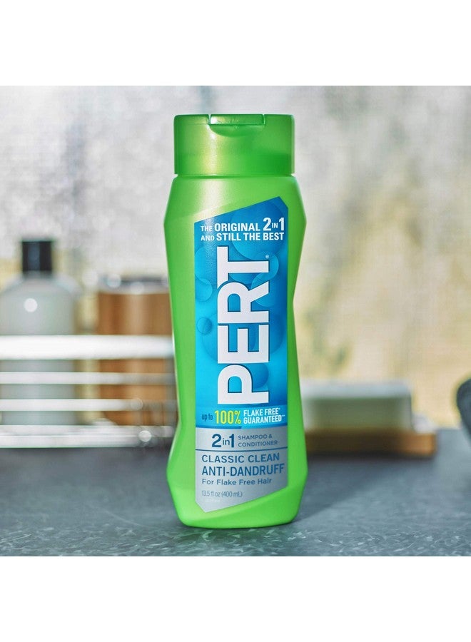 PERT 2 IN 1 Shampoo and Conditioner, Anti-Dandruff, 13.5 Fl. Oz (Pack of 6) - Image 4