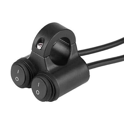 EASY4BUY 12V Motorcycle Handlebar Switches 7/8" Bike Headlight Fog Light Horn Dual Button - Image 3