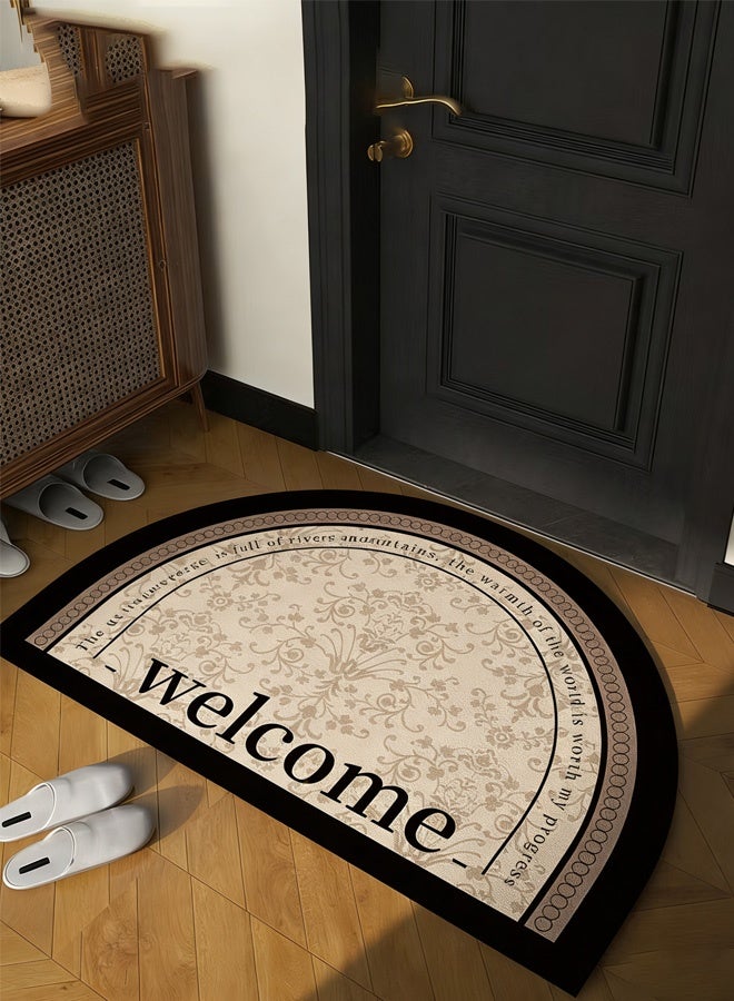 سجادة باب داخلية غير قابلة للانزلاق ماصة للباب الأمامي مقاومة للأوساخ مدخل البساط النمط الكلاسيكي ممسحة للداخلية في الهواء الطلق الباب الأمامي مدخل الفناء 50 * 80 سم - Image 1