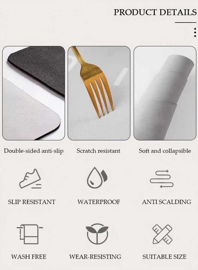 سجادة باب داخلية غير قابلة للانزلاق ماصة للباب الأمامي مقاومة للأوساخ مدخل البساط النمط الكلاسيكي ممسحة للداخلية في الهواء الطلق الباب الأمامي مدخل الفناء 50 * 80 سم - Image 3