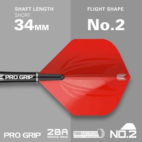 Target Darts Artemis 25G Tungsten Steel Tip Darts Set - 6 Pro Grip Shafts - 9 Pro Ultra Flights – Dart Wallet - Dart Counter App Coupon Bundle - Image 4