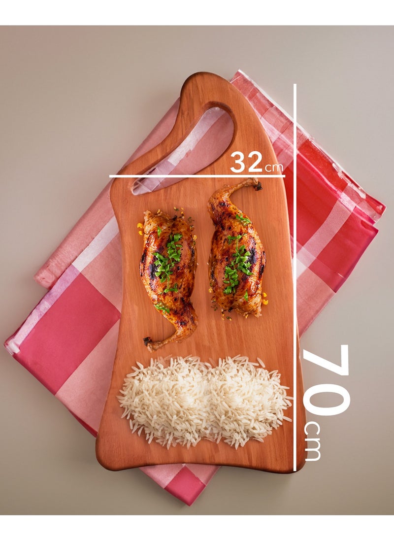 Generic wooden Serving Board 70 cm x 35 cm  - Image 2