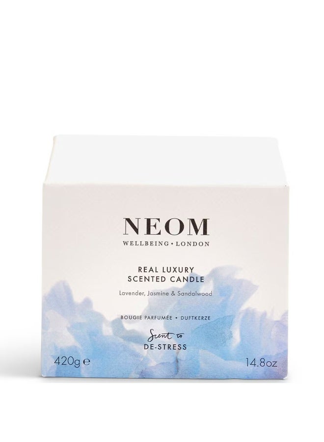 نيوم شمعة نيوم الفاخرة المعطرة بثلاث فتائل لتخفيف التوتر - Image 4