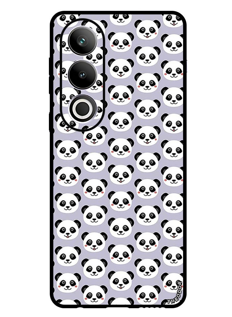 Theodor Protective Case Anti Scratch Shock Proof Bumper Cover For OnePlus Ace 3V Panda On Purple - Image 1