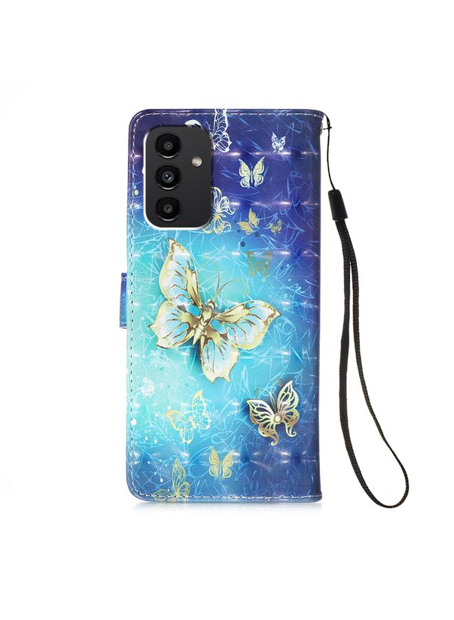 erorex Case For Samsung Galaxy A54 5G 3D Painting Horizontal Flip Leather Phone Case - Image 3