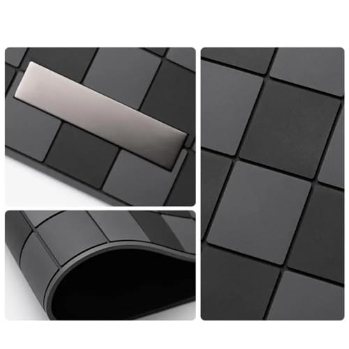 aakichi Rubber Adhesive-Free Car Mat Grid Pattern Car Anti-Slip Mats High Temperature Resistant Interior Decor Mobile Phone Holder for Fit for All Car'S - Image 5