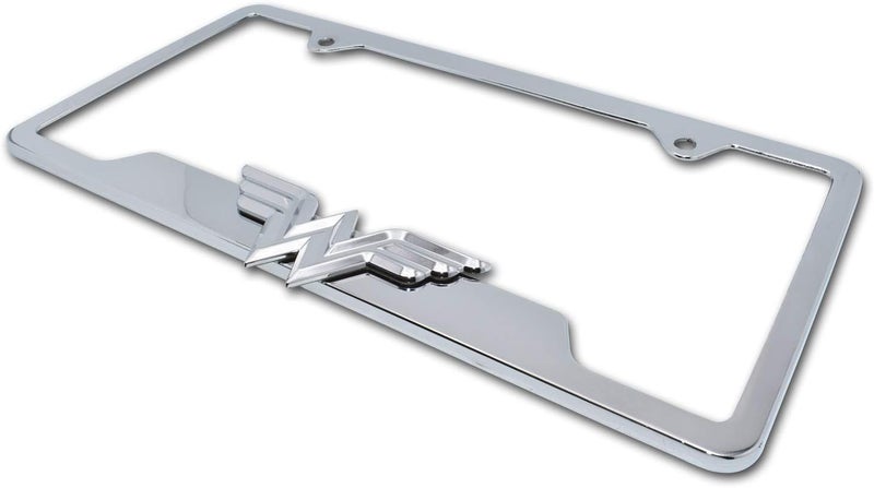 Elektroplate Wonder Woman 3D Chrome Metal Open License Plate Frame - Image 5