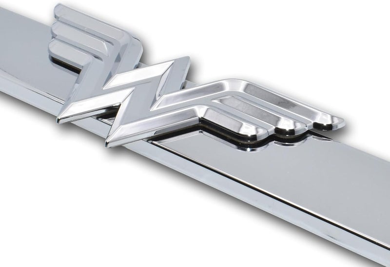 Elektroplate Wonder Woman 3D Chrome Metal Open License Plate Frame - Image 3