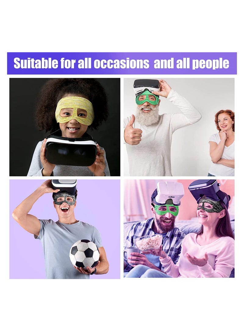 Luckam VR eye mask breathable elastic sweat absorbing belt household VR headset virtual reality 3 pieces - Image 2
