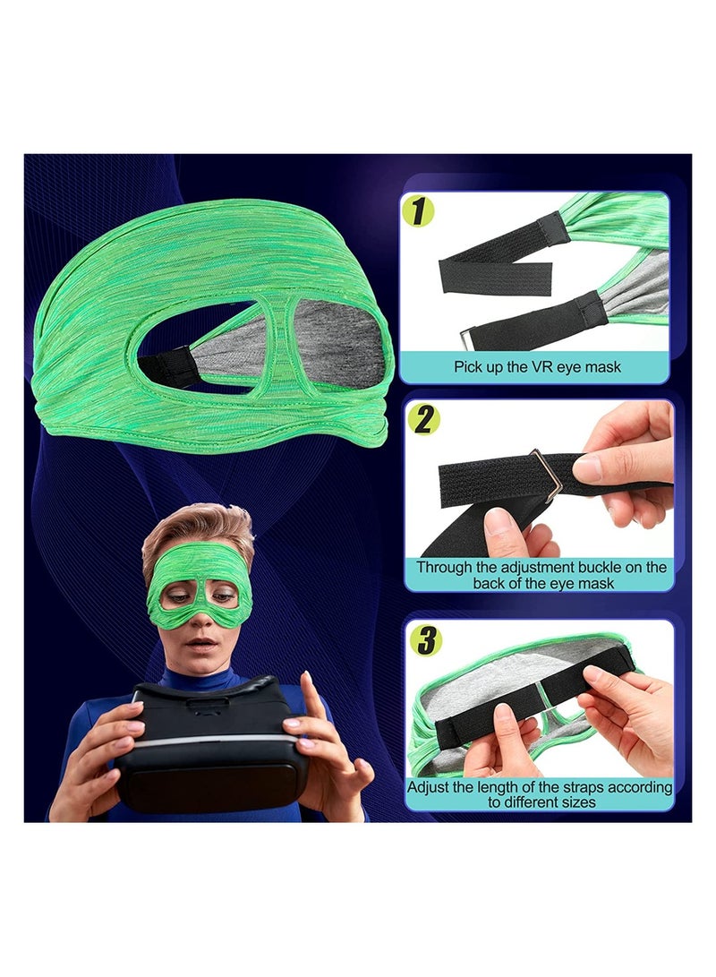 Luckam VR eye mask breathable elastic sweat absorbing belt household VR headset virtual reality 3 pieces - Image 3