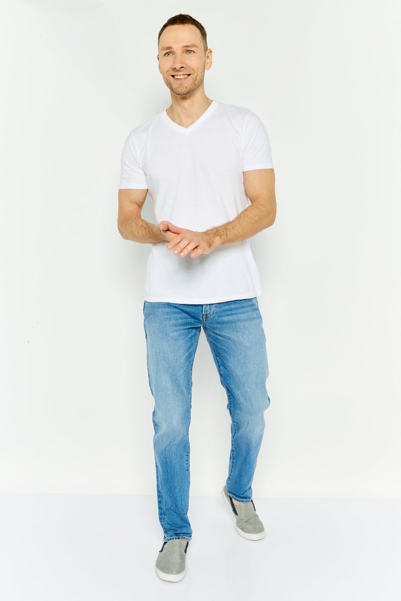 GAP Men Slim Fit Wash Stretchable Denim, Blue - Image 3