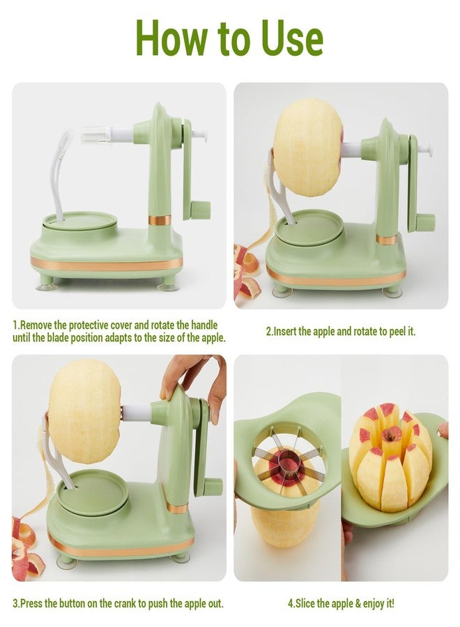 Dormercy Apple Peeler, 8 Wedges Apple Peeler Slicer Corer, Apple Slicer, Stainless Steel Blades - Image 3