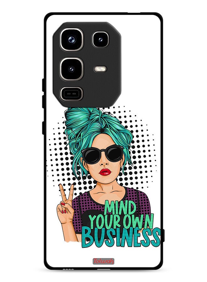 Tolwak Infinix Note 50 Pro 4G Protective Case Cover Mind Your Own Business - Image 1
