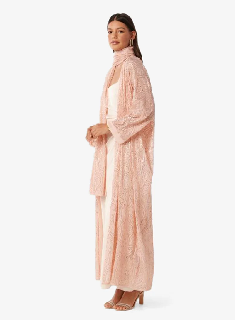 forever new  Lani Embellished Kimono Maxi Dress for Women | Best Price UAE