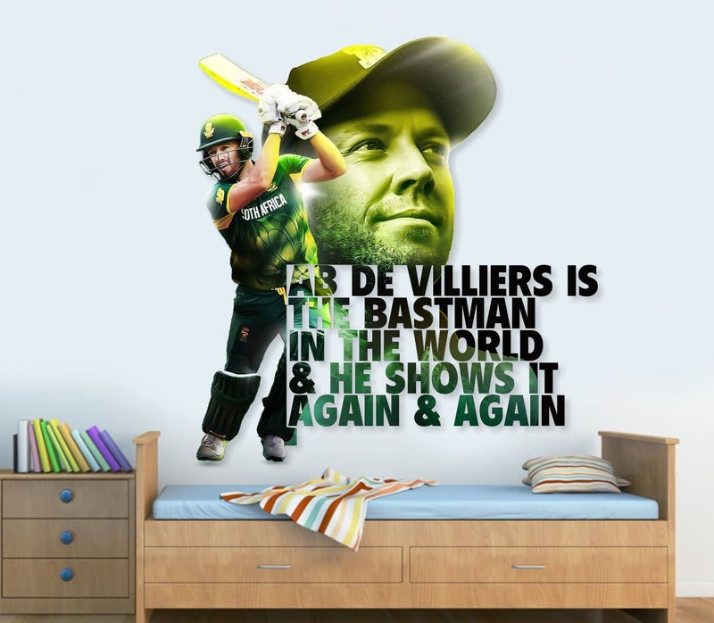 Design Zoo AB De Villiers is The Man Wall Sticker Size 61 X 61 cm