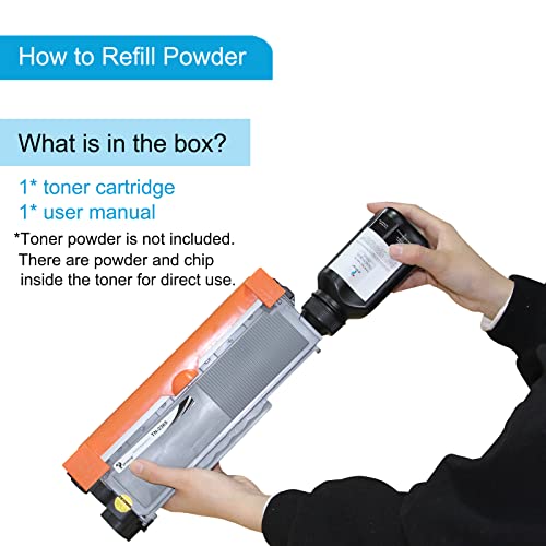 proffisy TN 2365 Toner Cartridge, Easy Refill TN2365 Cartridge Compatible with Brother HL-L2321D , L2361DN , L2366DW , L2320d , DCP-L2541DW , L2520D , MFC-L2701D , L2701DW (New -1pcs) - Image 2