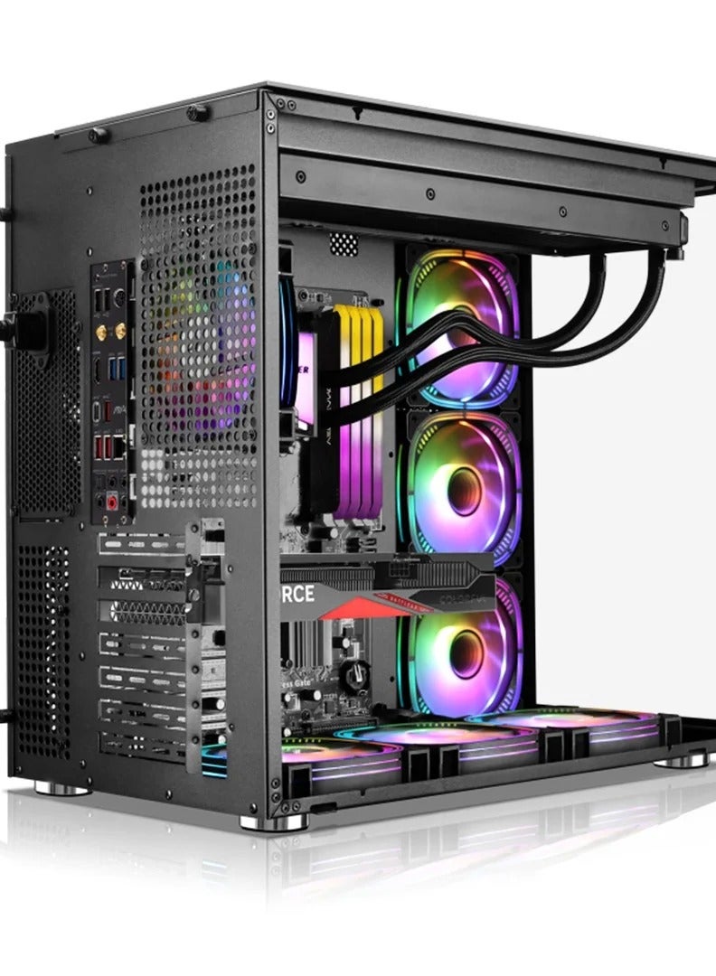 Xigmatek BUDGET GAMING/WORKSTATION DESKTOP PC MAX AIR BLACK: CORE I7 PROCESSOR | 8GB RAM | RX 580 8GB GRAPHICS CARD | 1TB SSD NVME /SATA | WINDOWS 10/11 - Image 4