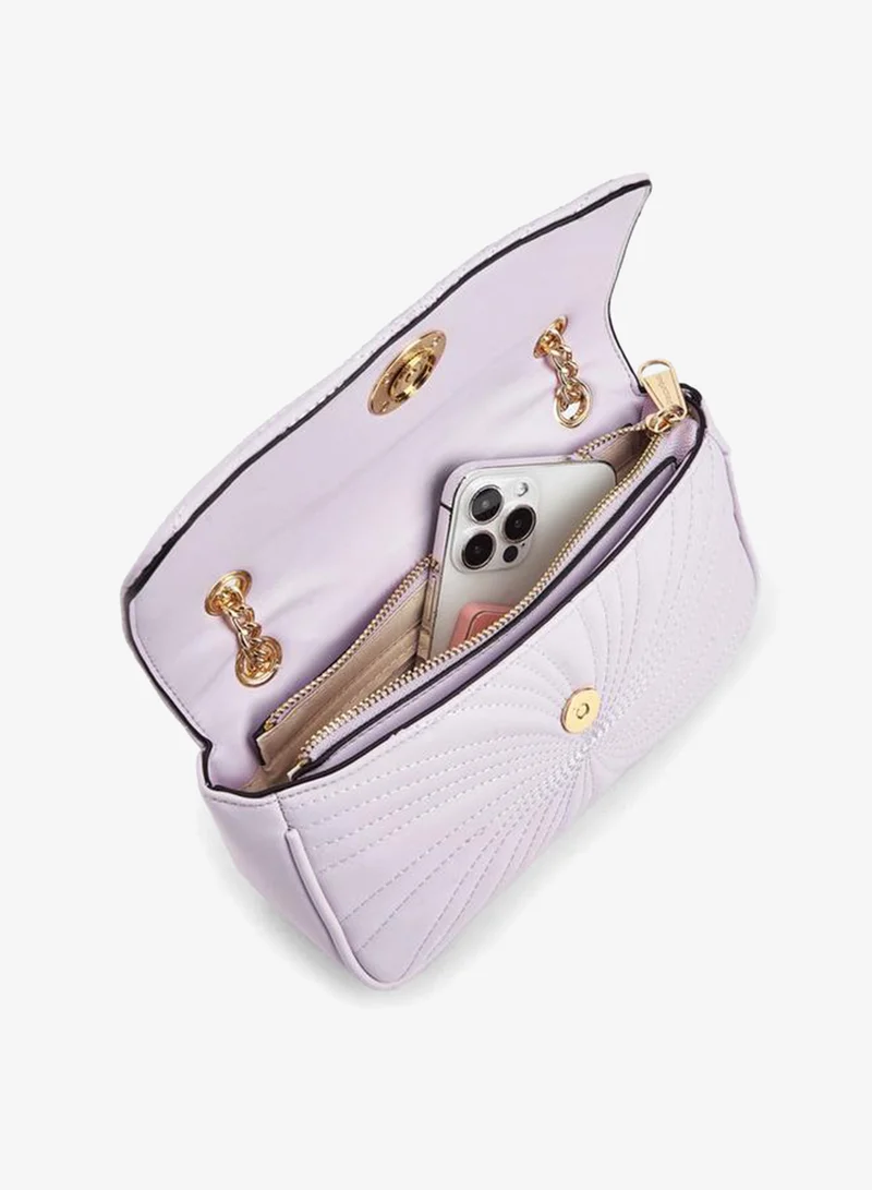 Paprika LILAC Quilted Crossbody Bag With Chain Strap for Women | Best Price UAE
