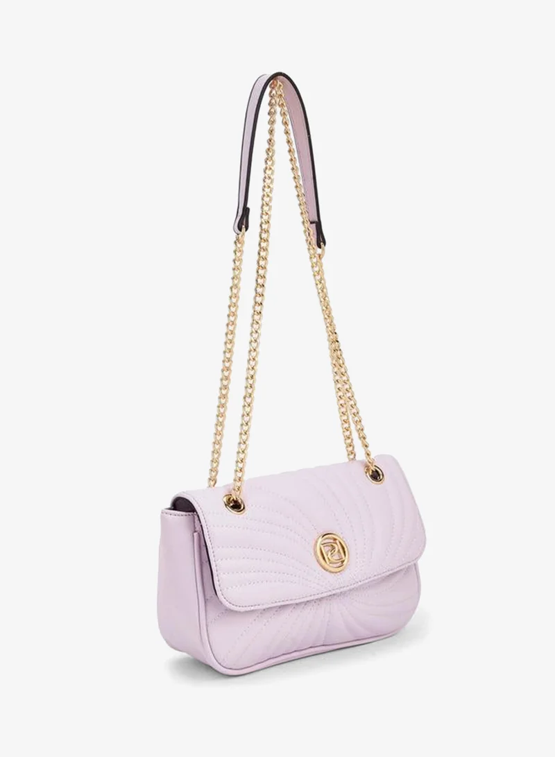 Paprika LILAC Quilted Crossbody Bag With Chain Strap for Women | Best Price UAE