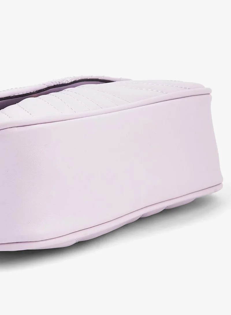 Paprika LILAC Quilted Crossbody Bag With Chain Strap for Women | Best Price UAE