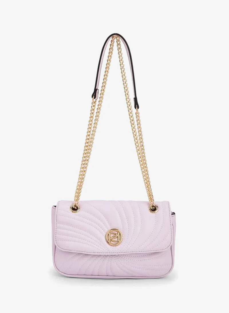 بابريكا Quilted Crossbody Bag With Chain Strap