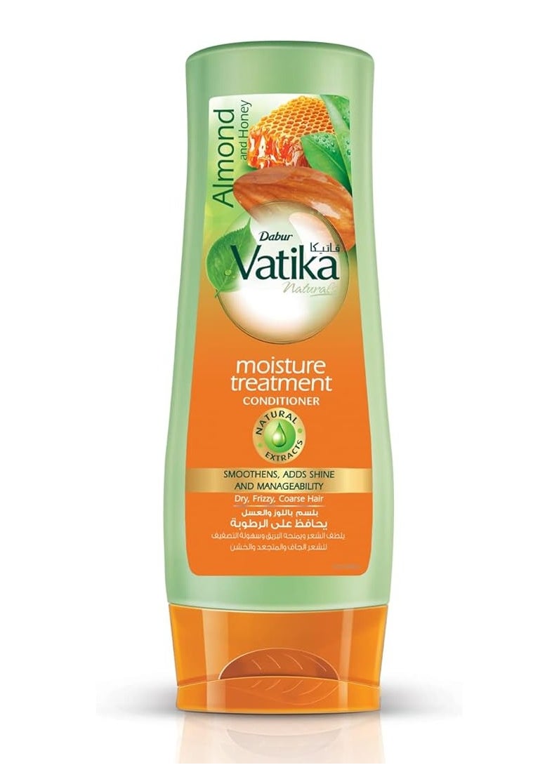 VATIKA Vatika Naturals Conditioner Almond & Honey For Dry,Frizzy,Coarse Hair - 360 Ml  - Image 1