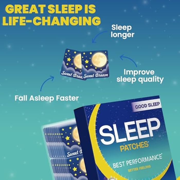 LabPack Sleep Patch, Plant-Based & Vegan Support for Women & Men, All Natural Sleep Patches, 60 Easy-to-Apply Patches - Image 2