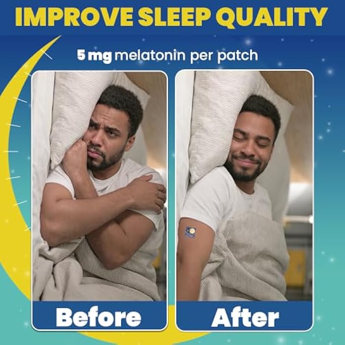LabPack Sleep Patch, Plant-Based & Vegan Support for Women & Men, All Natural Sleep Patches, 60 Easy-to-Apply Patches - Image 3