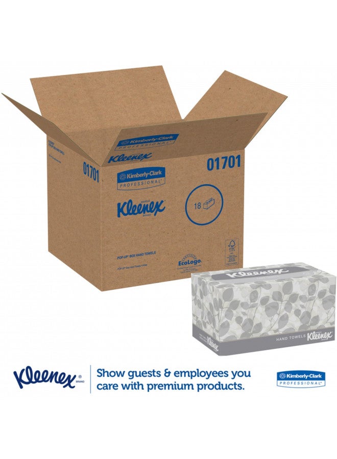 Kimberly-Clark KLEENEX Pop-Up Box Hand Towels, Paper, 9 x 10-1/2, 120/pack - Image 2