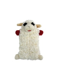Multipet Lamb Chop Squeaker Mat Plush Dog Toy, 9In,Small & Medium Breeds 