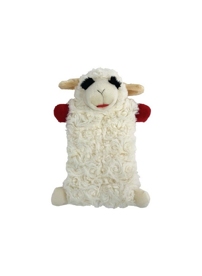 Multipet Lamb Chop Squeaker Mat Plush Dog Toy, 9In,Small & Medium Breeds