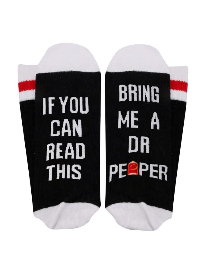 GJTIM Drinking Socks Carbonated Drinks Lover Novelty Socks for Men Women (D Black) - Image 3
