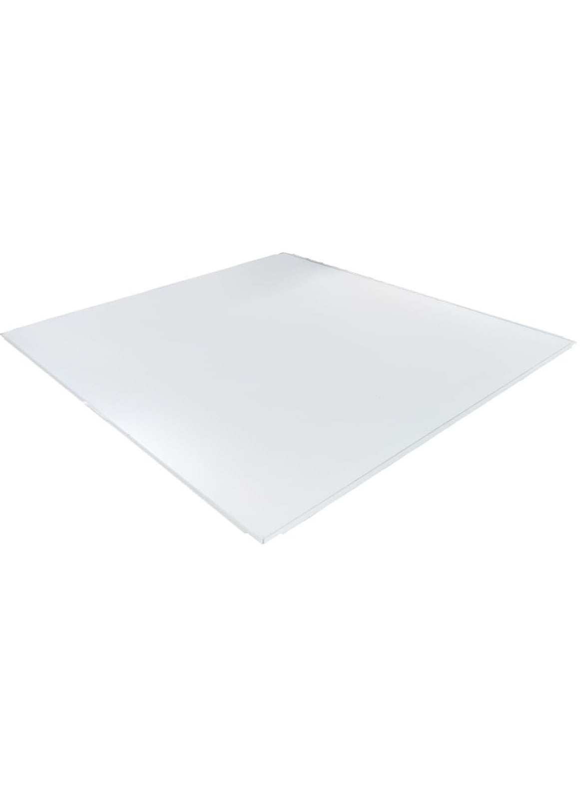 RACO Plain Aluminium Ceiling Tile | Plain Lay-In Type Panel for Interior Decoration | White |Size: 595mm x 595mm | Plain Style 