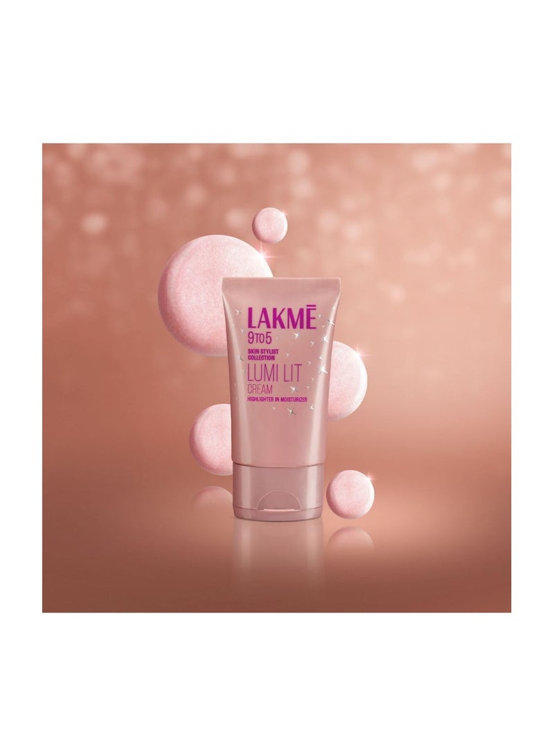 لاكمي كريم لومي، مرطب مع هايلايتر، غني بالنياسيناميد لجميع أنواع البشرة، 30 جم - Image 2