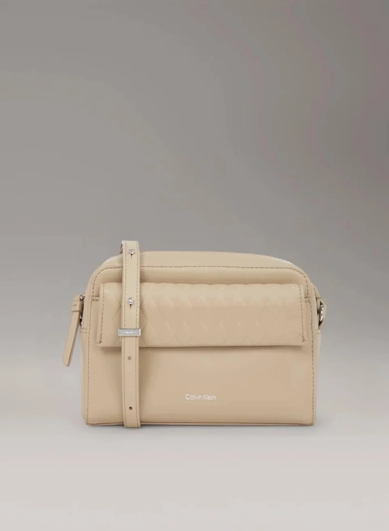 Calvin Klein Crockery Quilted Crossbody Camera Bag for Women | Best Price UAE