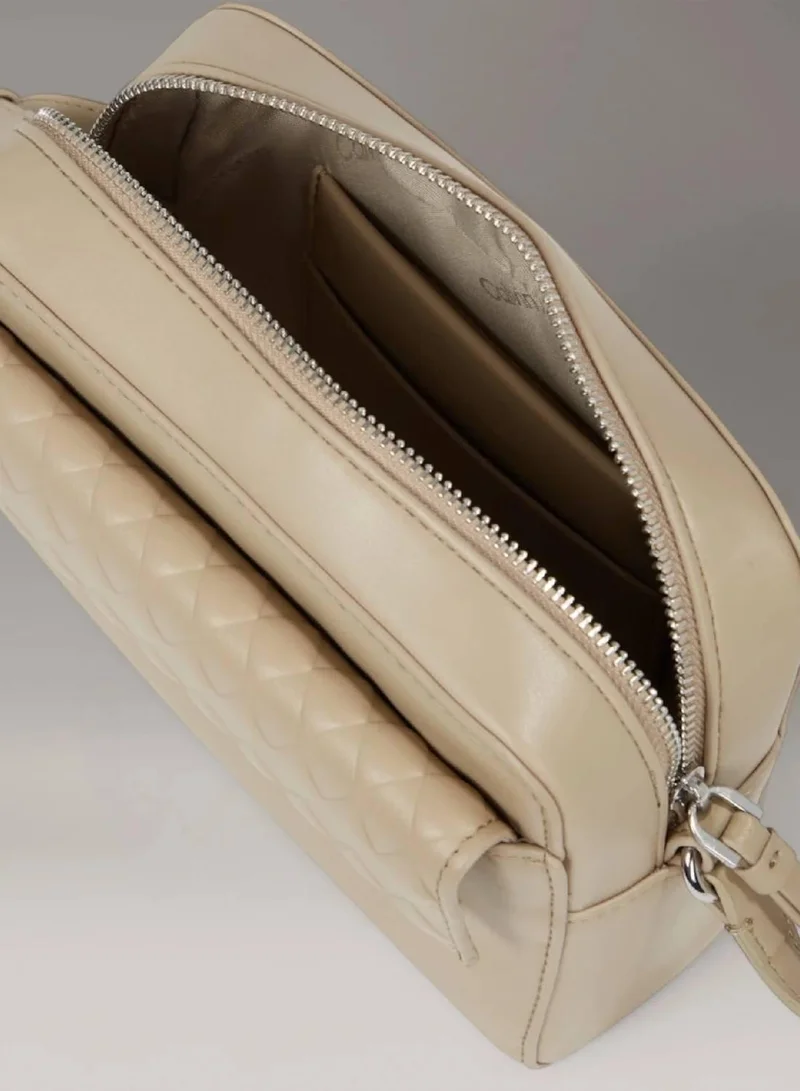 Calvin Klein Crockery Quilted Crossbody Camera Bag for Women | Best Price UAE