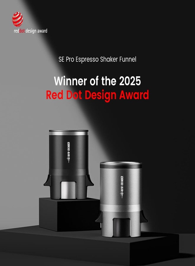 MHW-3BOMBER SE برو هزاز إسبريسو قمع 58 مم كوب جرعة قهوة، كوب استقبال مسحوق الإسبريسو فضي، DR5564-OS - Image 2