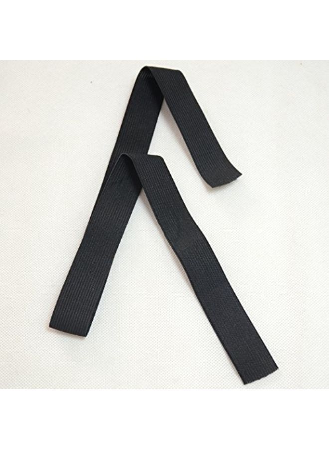 Luwigs إكسسوارات شعر مستعار بأشرطة مطاطية سوداء لصنع شعر مستعار/واجهة دانتيل/إغلاق دانتيل عرض 2.5 سم 6 قطع (شريط مطاطي، 6 قطع) - Image 2