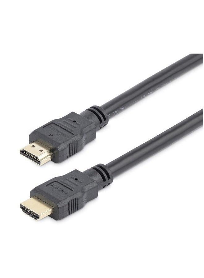 كابل HDMI v1.4 بطول 15 مترًا،  | سلك عالي السرعة مع إيثرنت 3D ARC | FHD 1080P، 1080i، 4K PS4 Xbox One Sky HD Laptop TV CCTV | مطلي بالذهب والأسود - Image 2