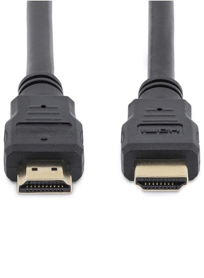 كابل HDMI v1.4 بطول 15 مترًا،  | سلك عالي السرعة مع إيثرنت 3D ARC | FHD 1080P، 1080i، 4K PS4 Xbox One Sky HD Laptop TV CCTV | مطلي بالذهب والأسود - Image 5